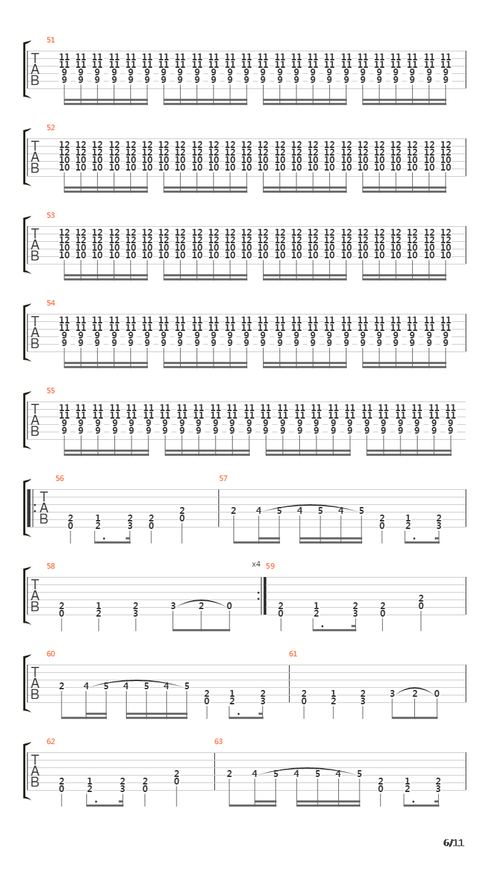 The Loss And Curse Of Reverence吉他谱