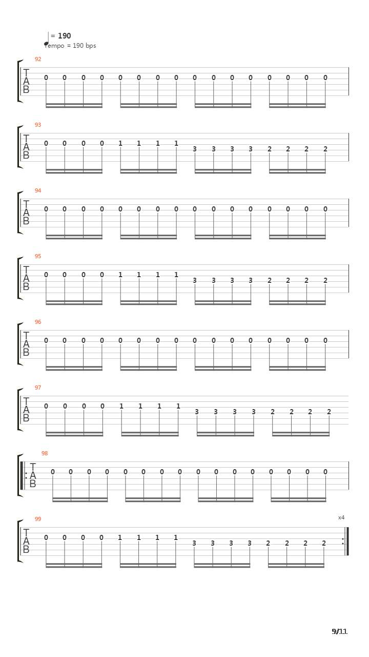 The Loss And Curse Of Reverence吉他谱