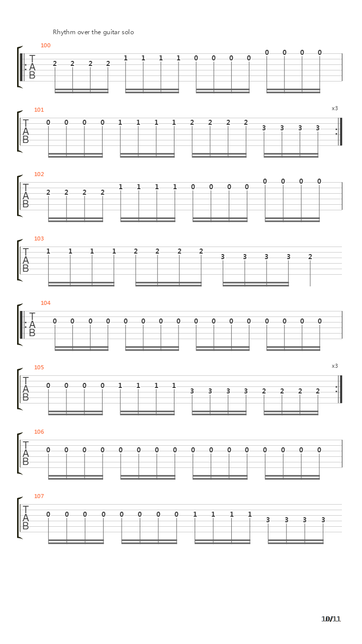 The Loss And Curse Of Reverence吉他谱