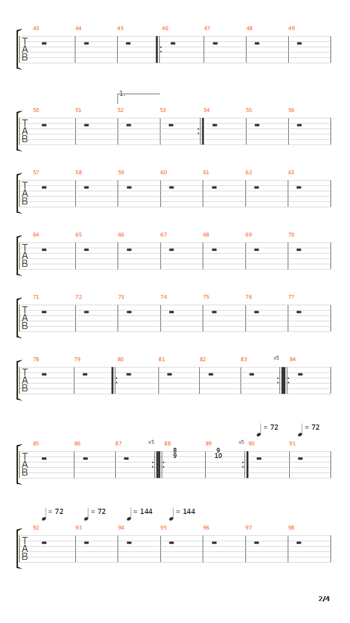 Towards The Pantheon吉他谱