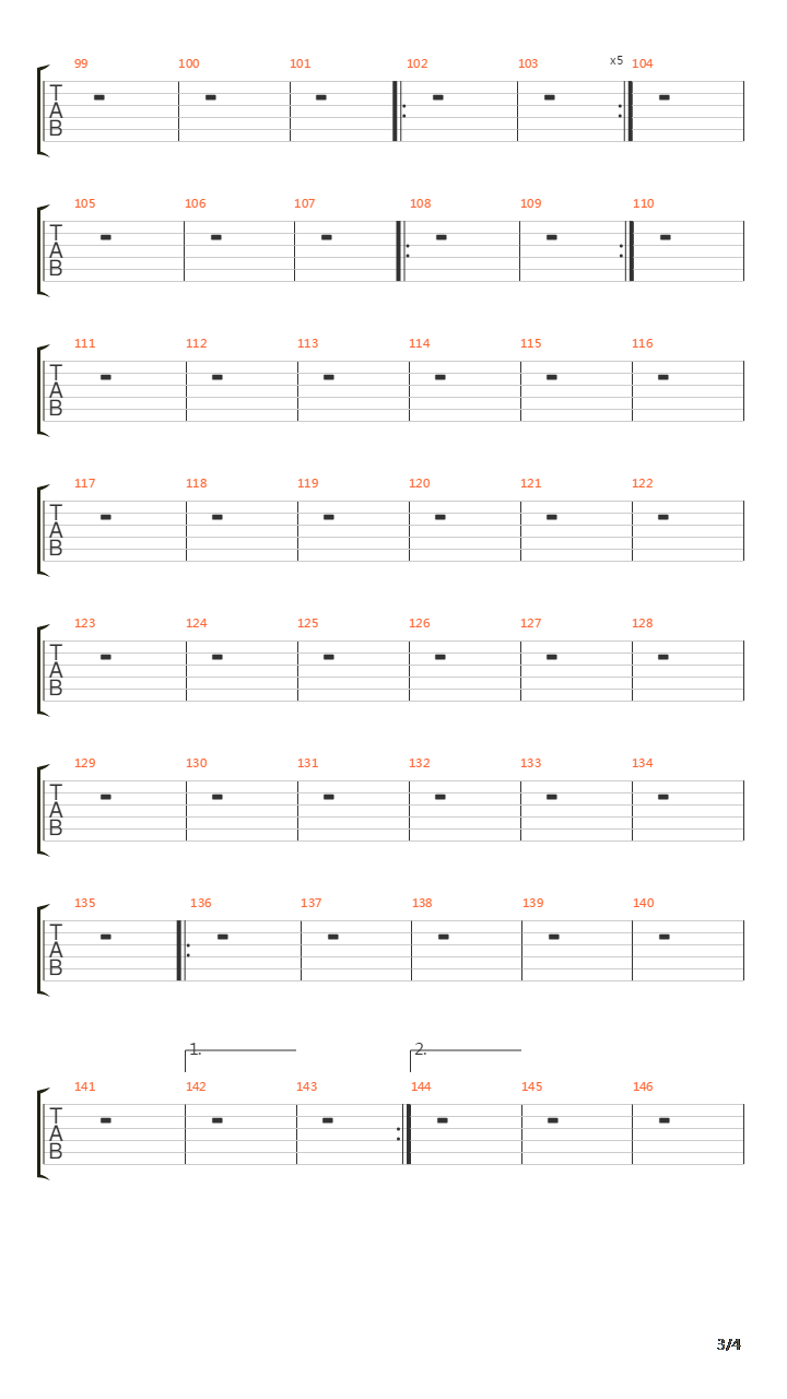 Towards The Pantheon吉他谱