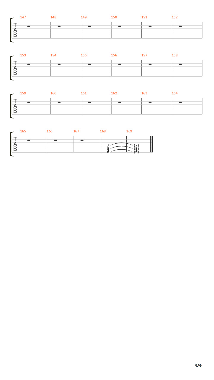 Towards The Pantheon吉他谱