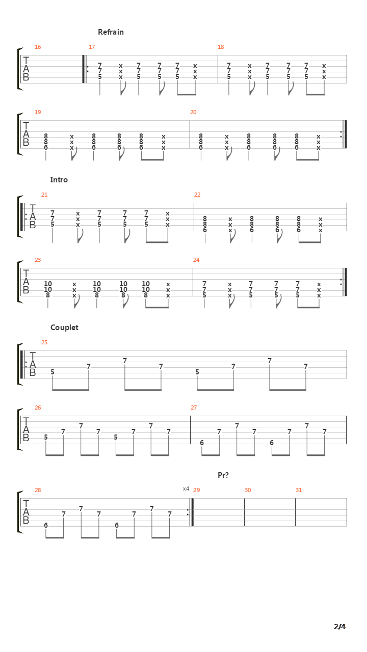 Omnos吉他谱