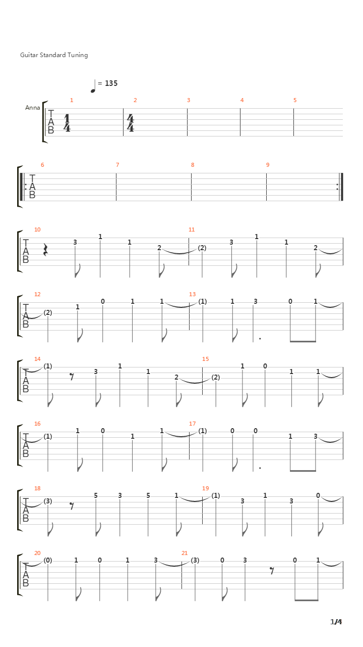 Omnos吉他谱