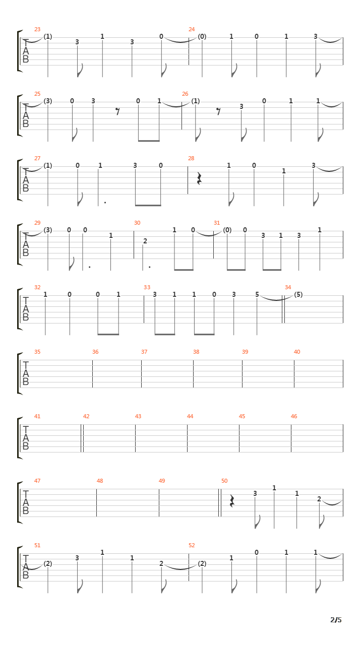 Omnos吉他谱