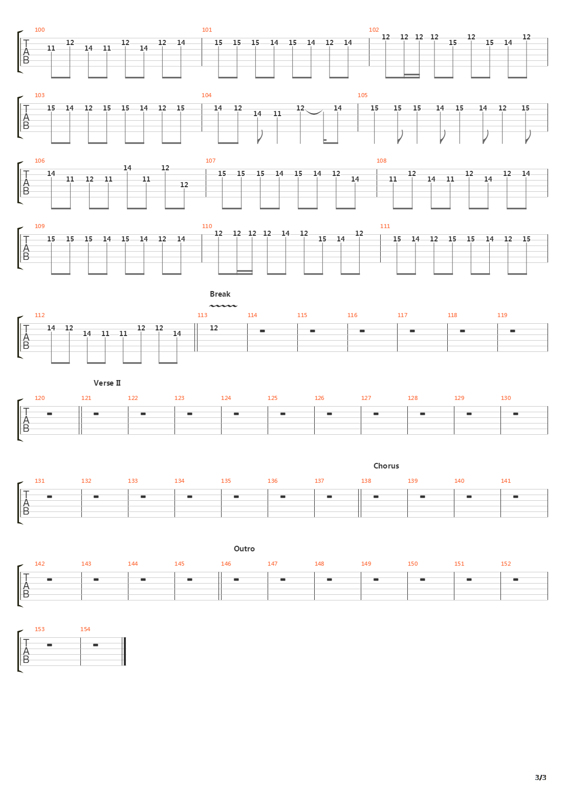 The Siege吉他谱