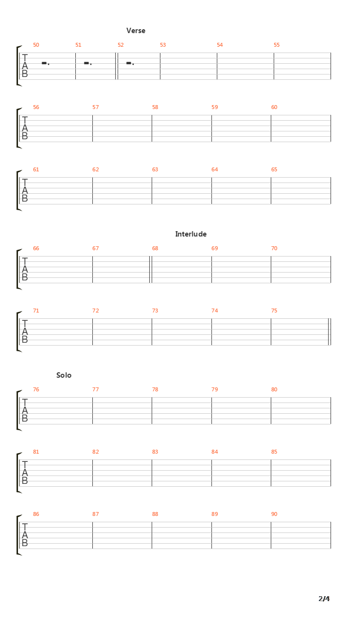 Voveso In Mori吉他谱