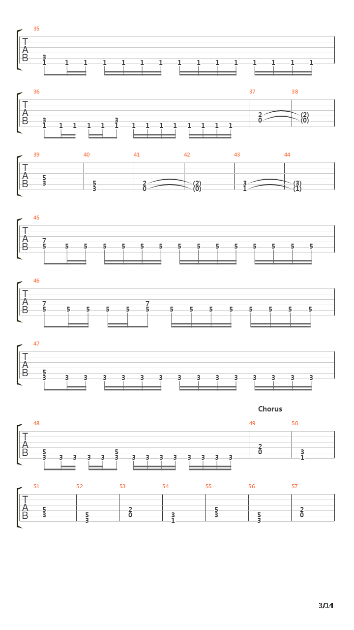 Fields Of Dispair吉他谱