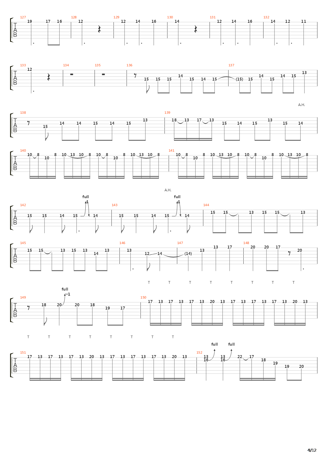 Operation Ground And Pound吉他谱