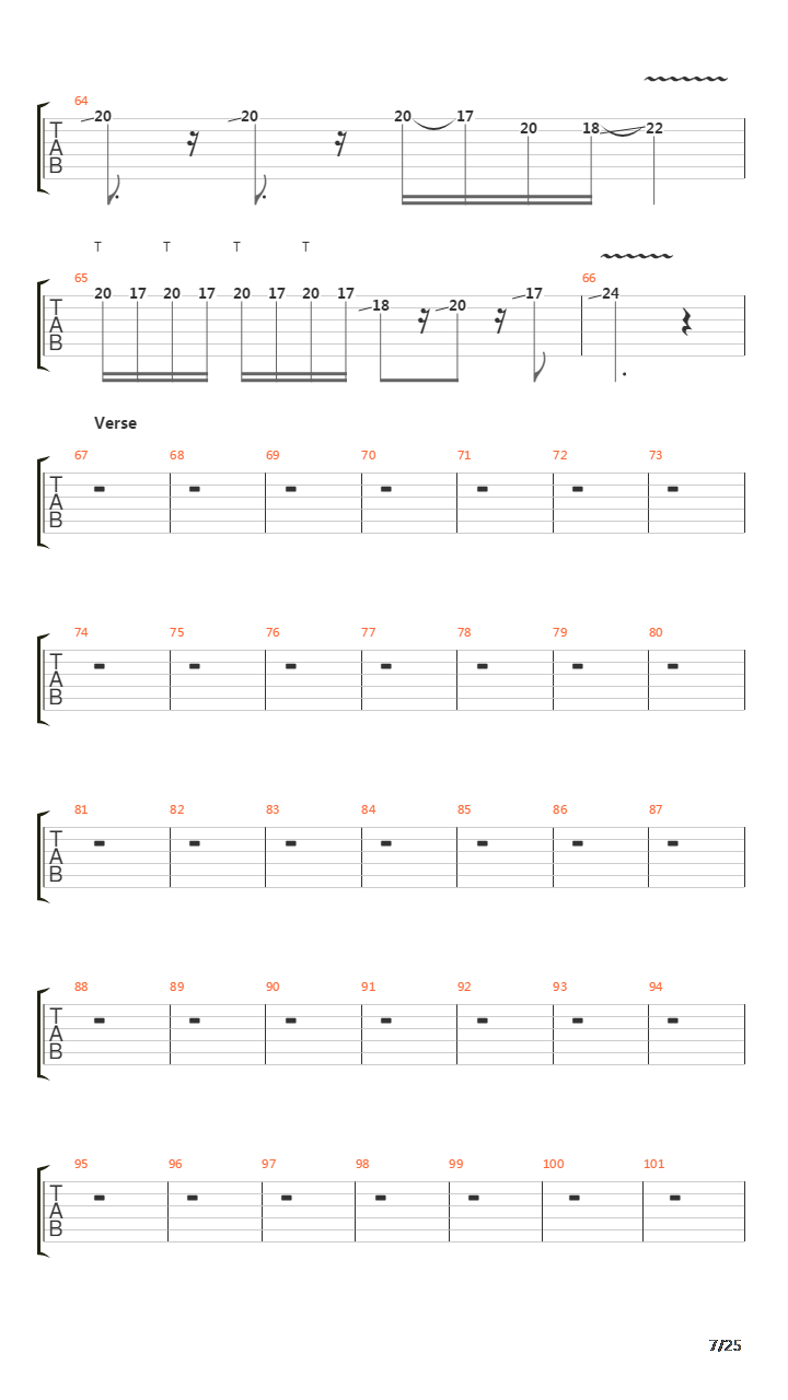 Operation Ground And Pound吉他谱