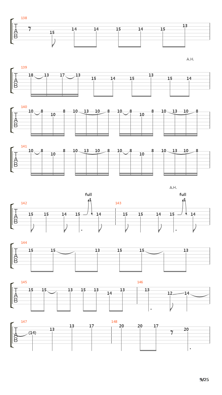 Operation Ground And Pound吉他谱