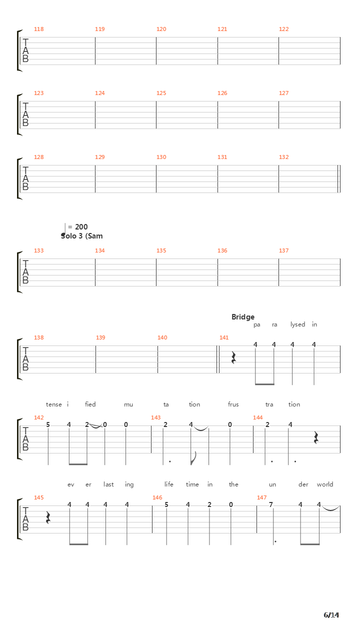 The Last Journey Home吉他谱