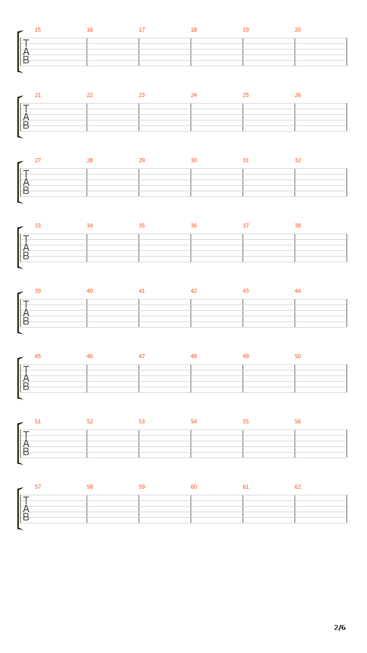 Through The Fire And Flames吉他谱