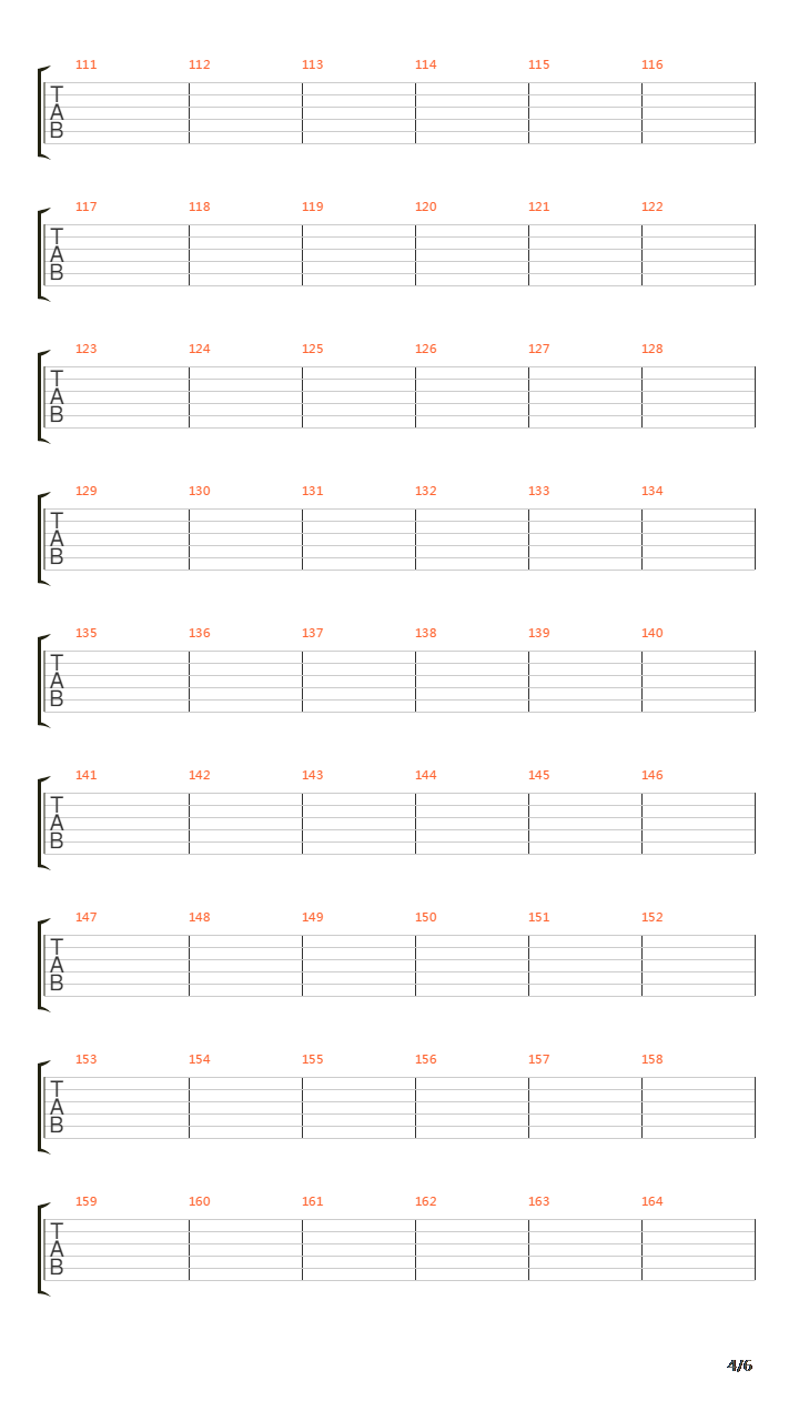 Through The Fire And Flames吉他谱