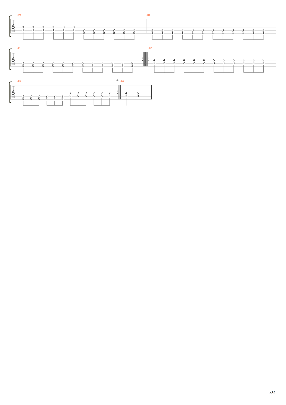 Antikrist吉他谱