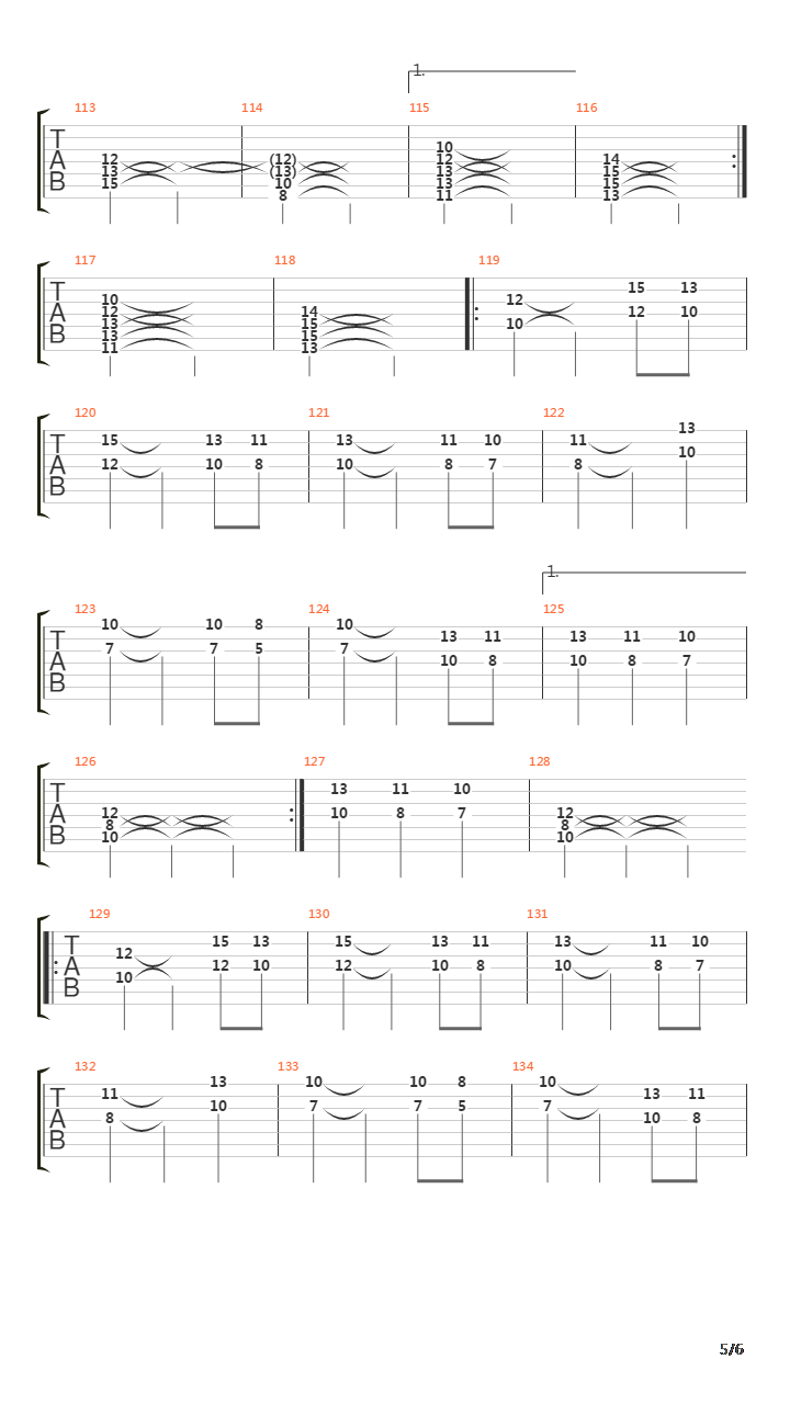 Dodsferd吉他谱