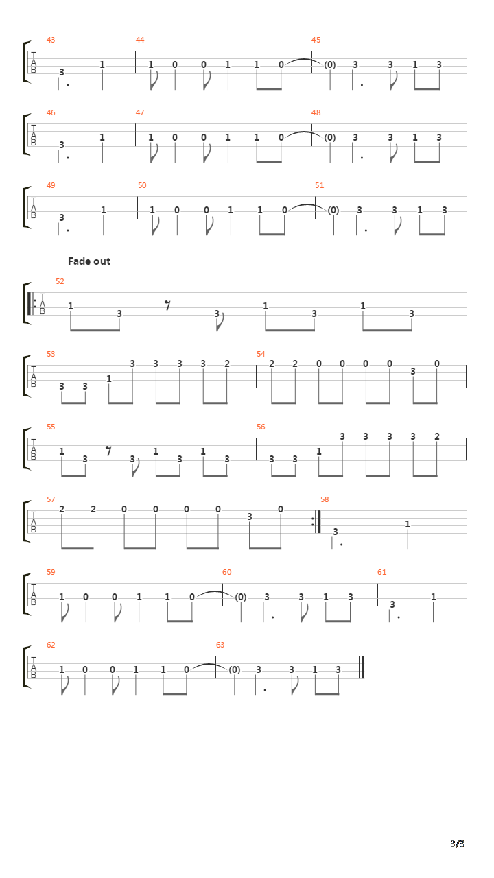 Dodsferd吉他谱