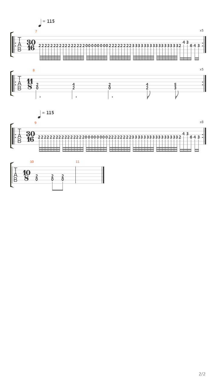 Hunnerkongen吉他谱