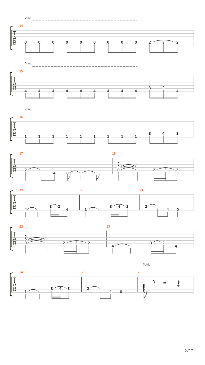 Sympozium吉他谱