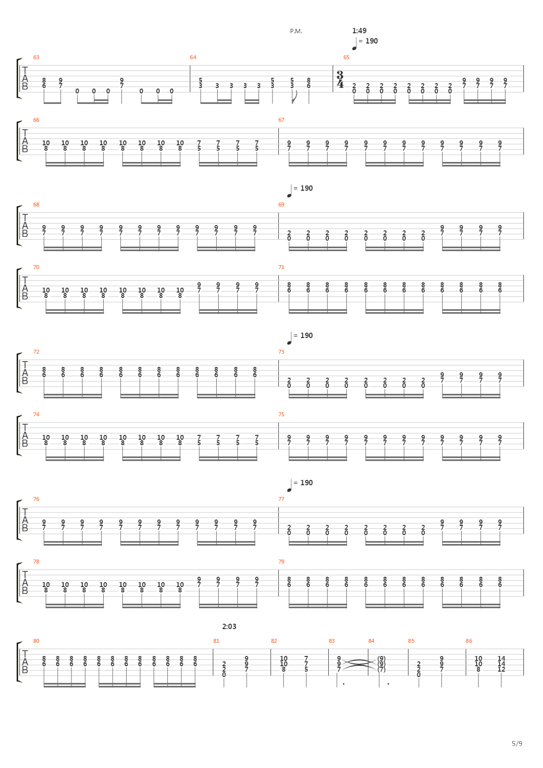 The Blazing Monoliths Of Defiance吉他谱