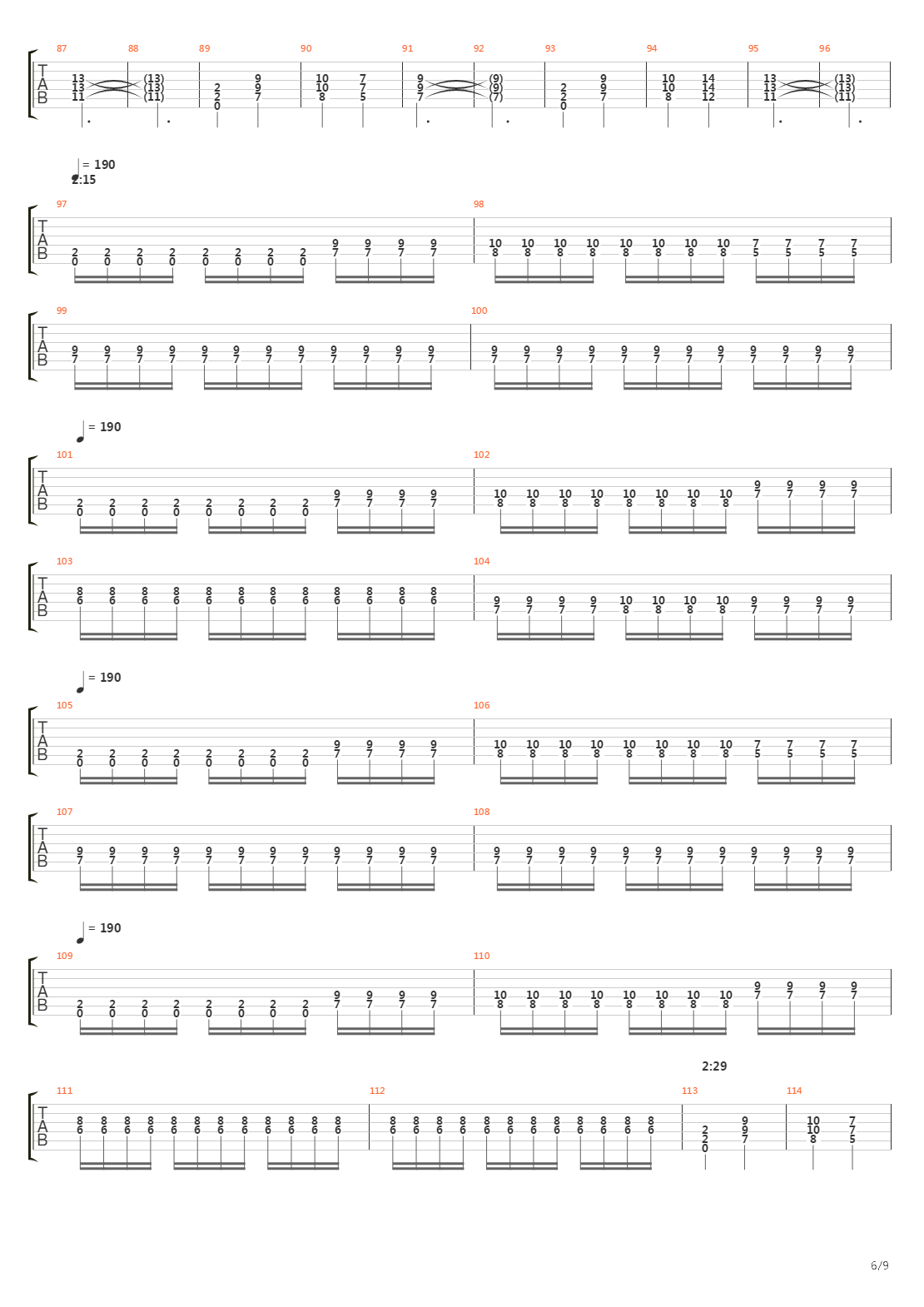 The Blazing Monoliths Of Defiance吉他谱