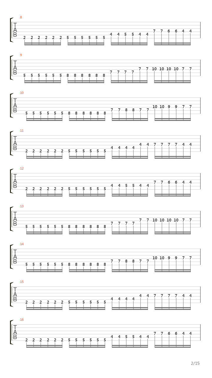 The Blazing Monoliths Of Defiance吉他谱