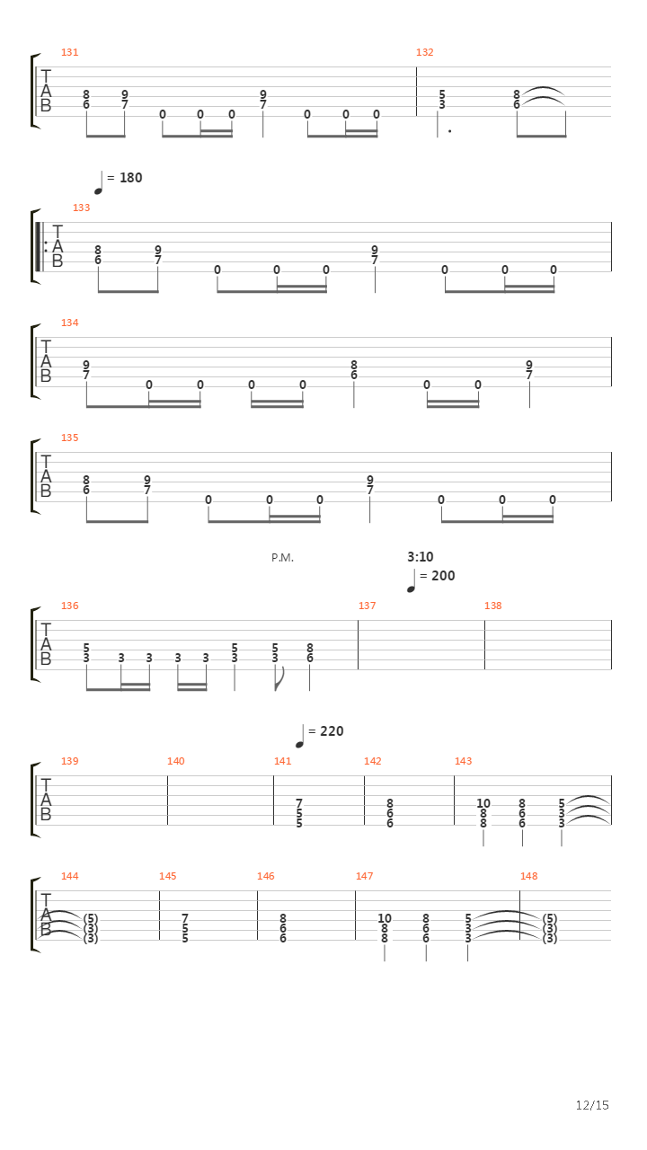 The Blazing Monoliths Of Defiance吉他谱