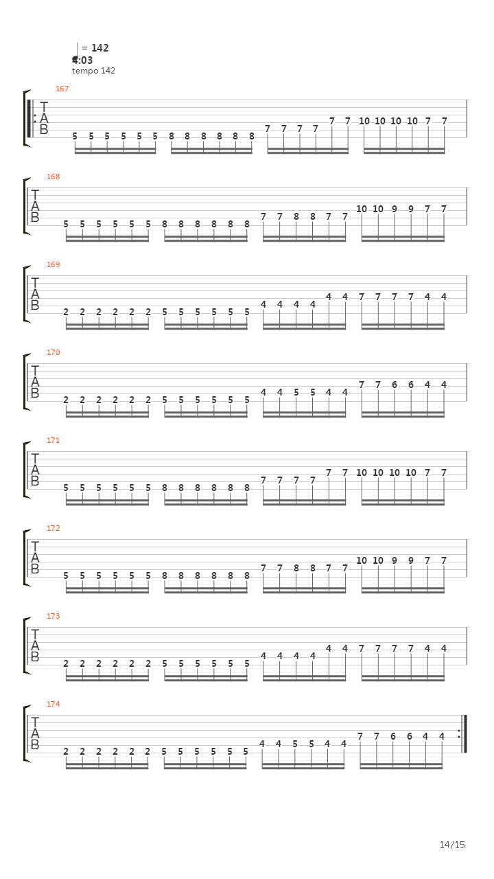 The Blazing Monoliths Of Defiance吉他谱