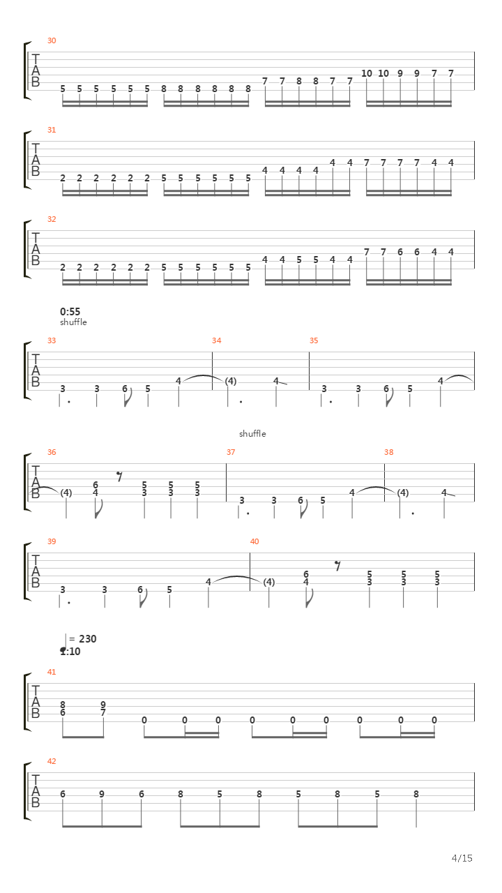 The Blazing Monoliths Of Defiance吉他谱