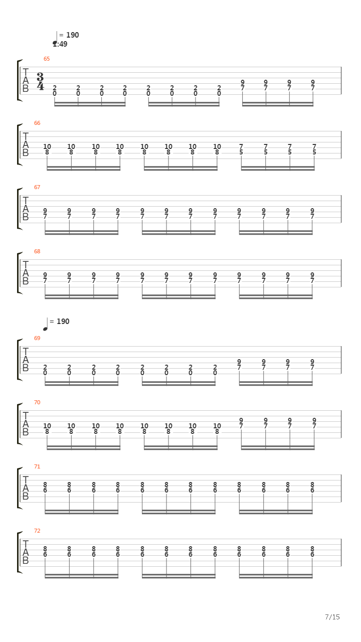 The Blazing Monoliths Of Defiance吉他谱