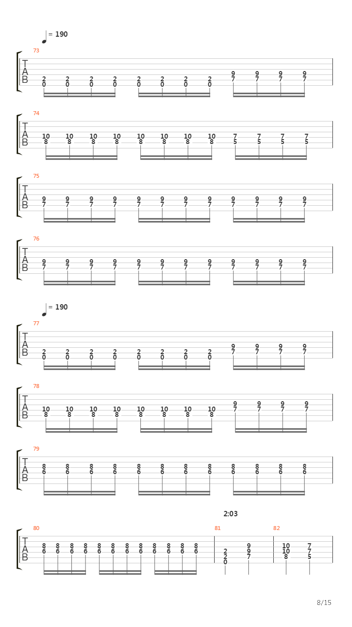 The Blazing Monoliths Of Defiance吉他谱