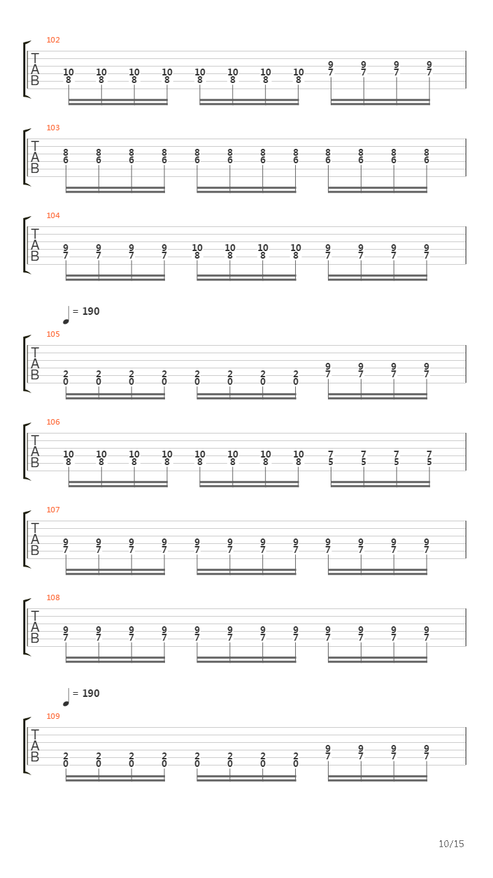 The Blazing Monoliths Of Defiance吉他谱