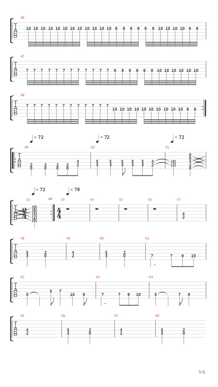 Under Korpens Vinger吉他谱