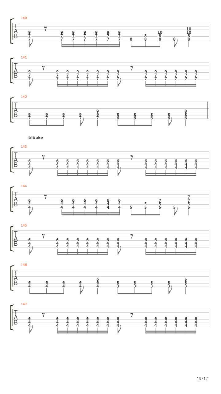 Vredesbyrd吉他谱