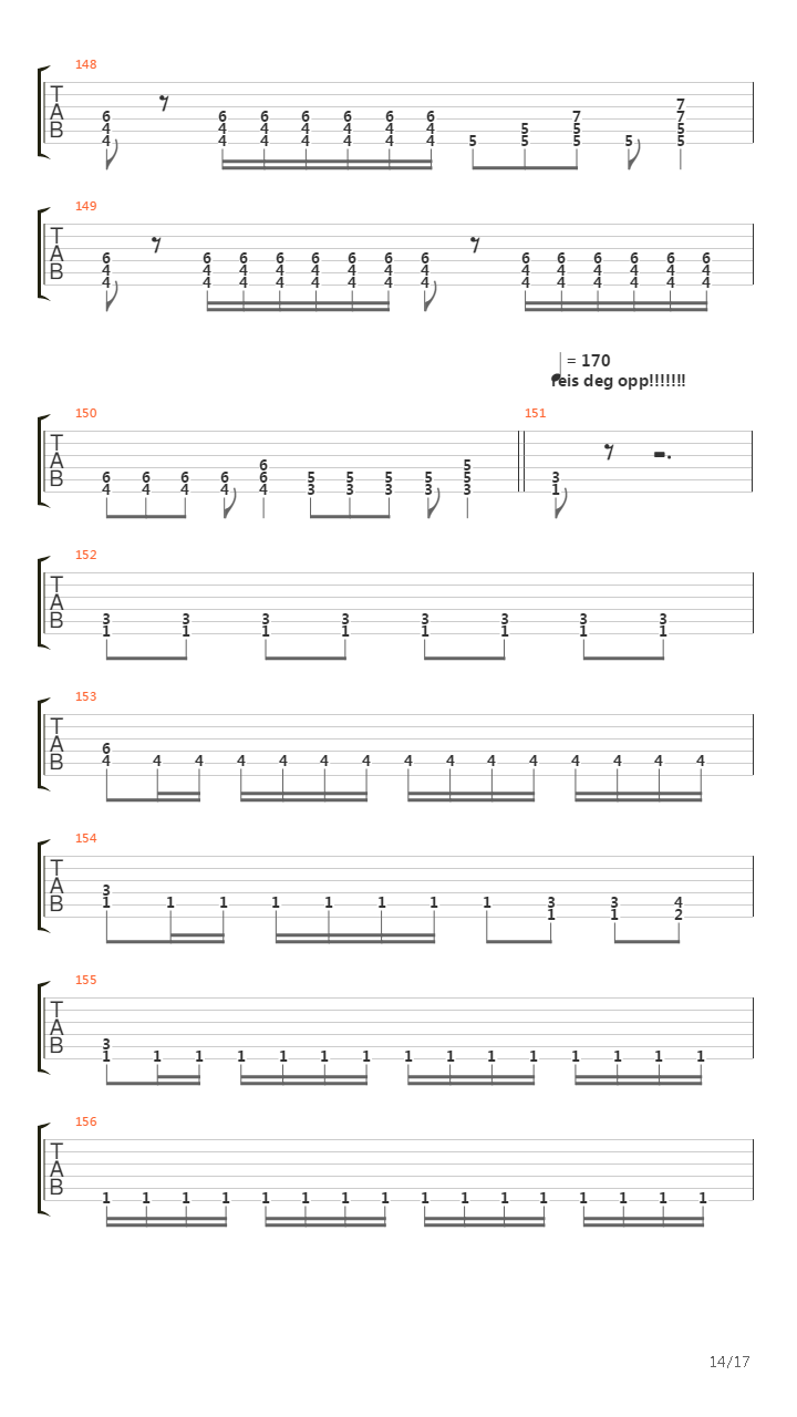 Vredesbyrd吉他谱