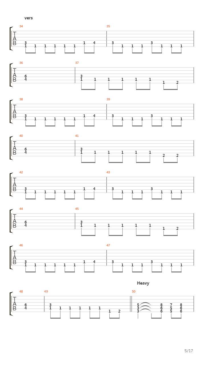 Vredesbyrd吉他谱