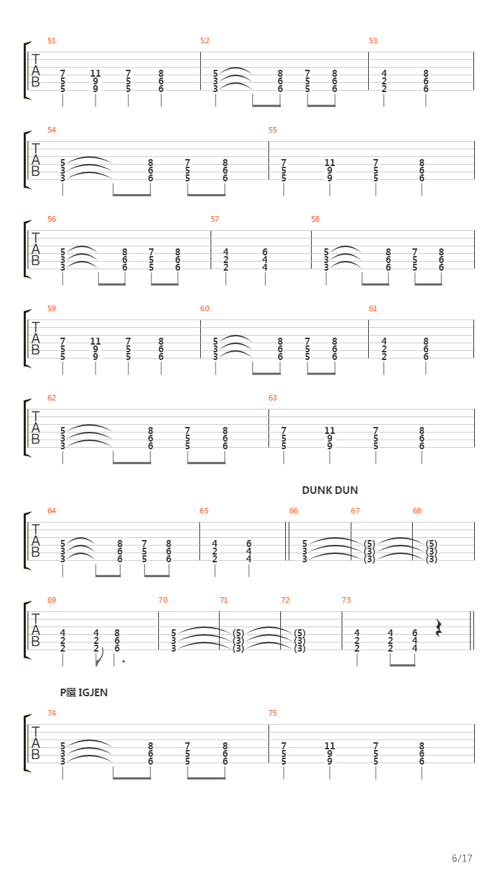 Vredesbyrd吉他谱