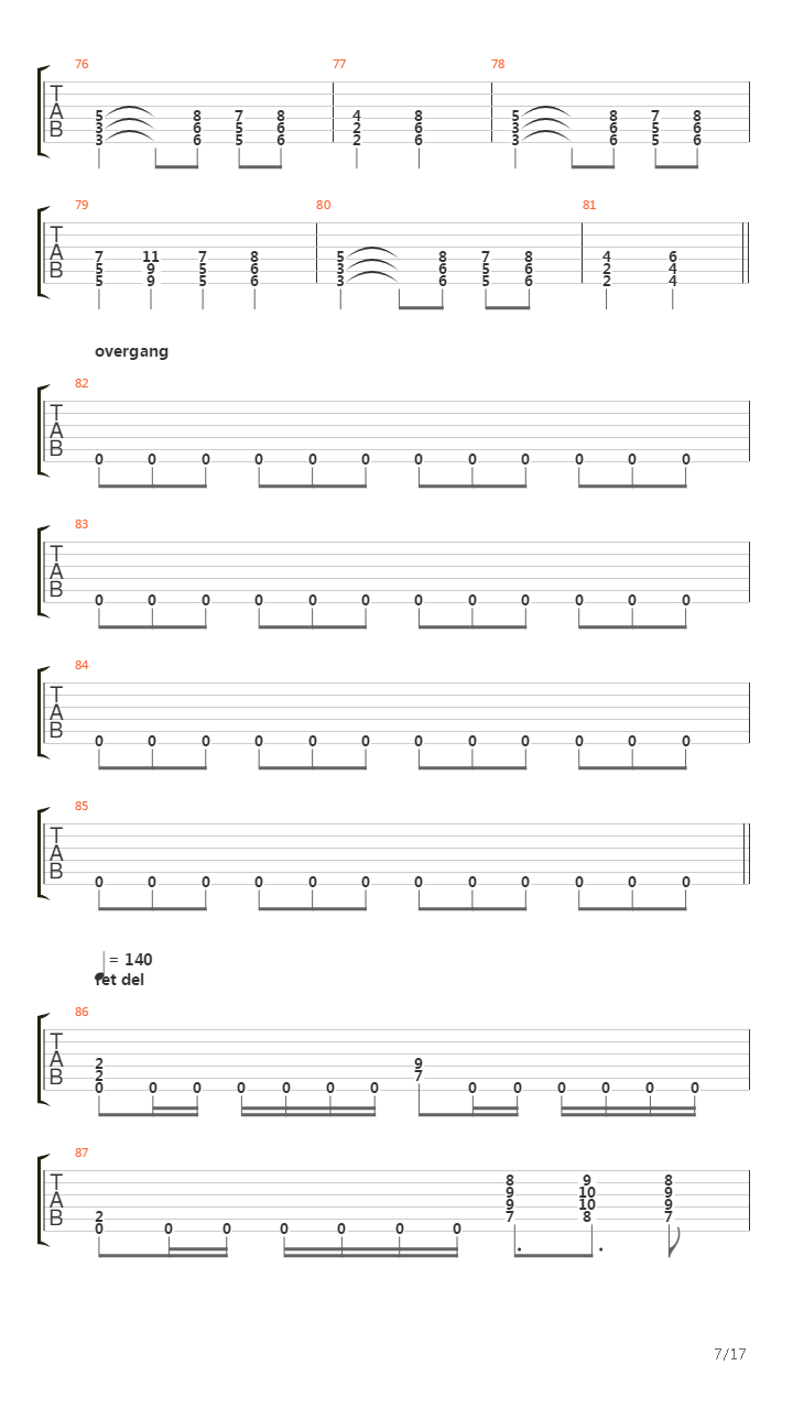 Vredesbyrd吉他谱