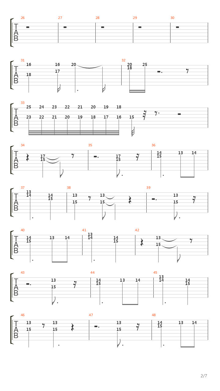 Vredesbyrd吉他谱