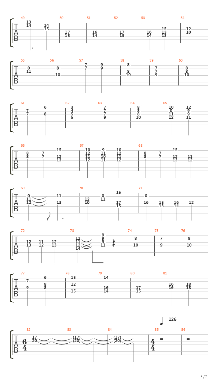 Vredesbyrd吉他谱