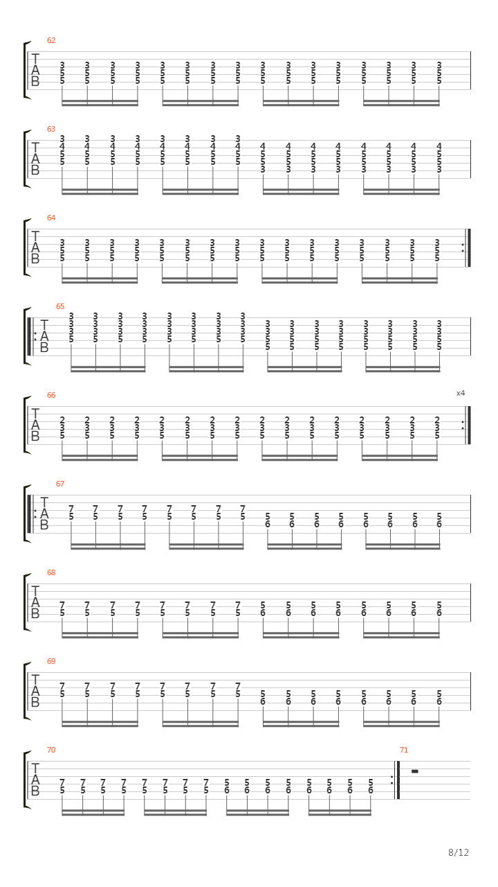 The Secrets Of The Black Arts吉他谱