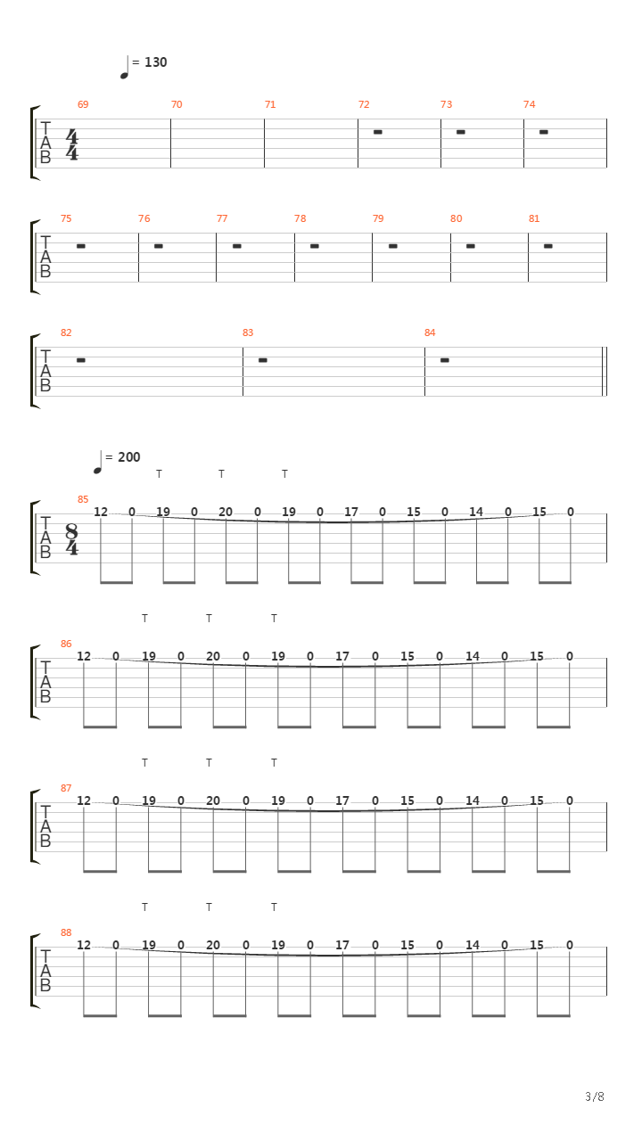 Crystal Mountain吉他谱