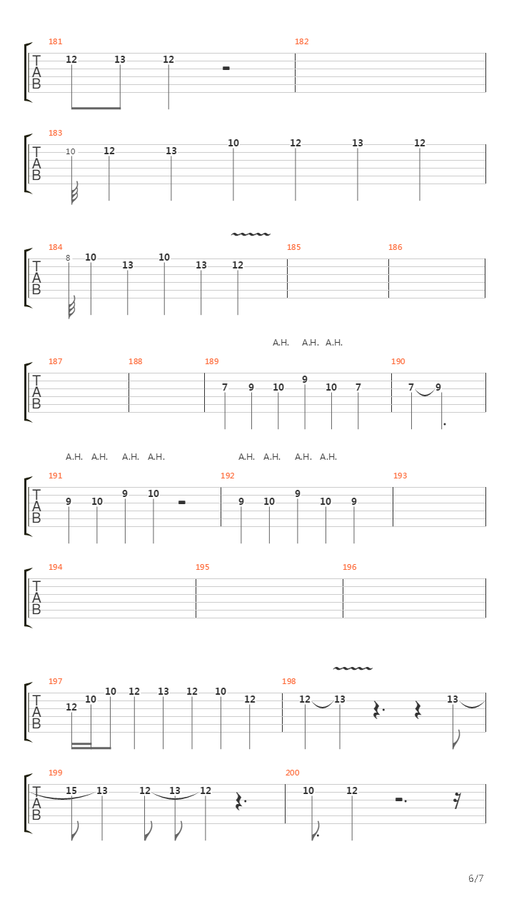 Crystal Mountain吉他谱