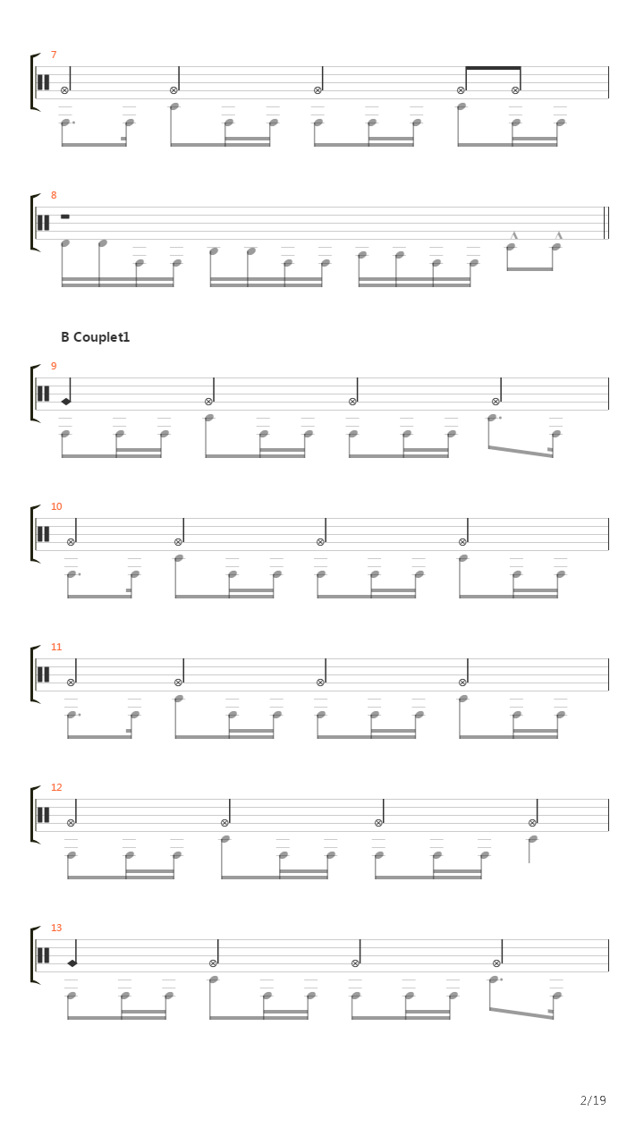 Crystal Mountain吉他谱