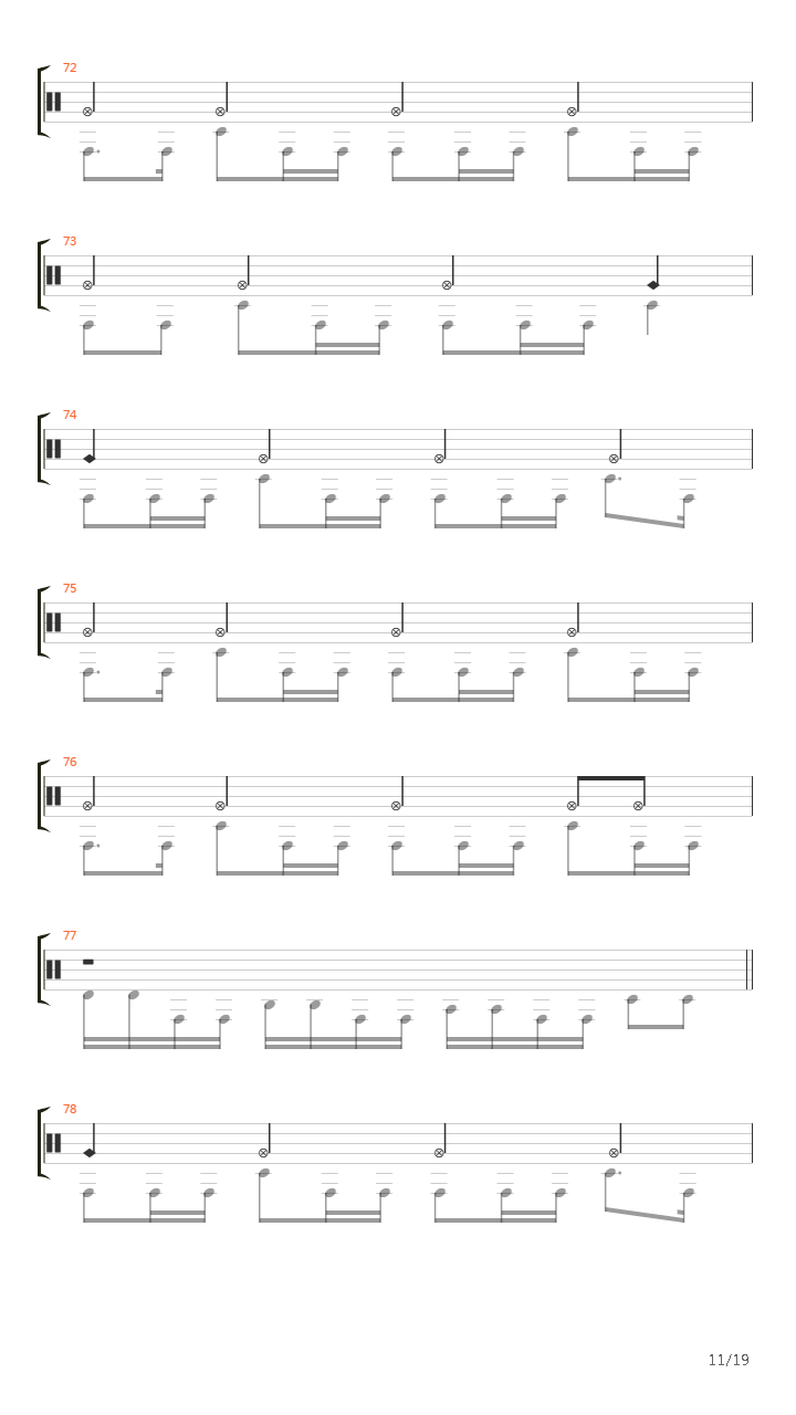 Crystal Mountain吉他谱