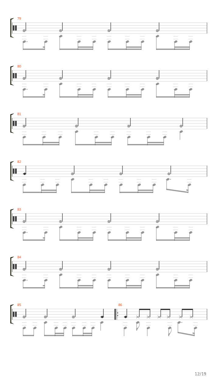 Crystal Mountain吉他谱