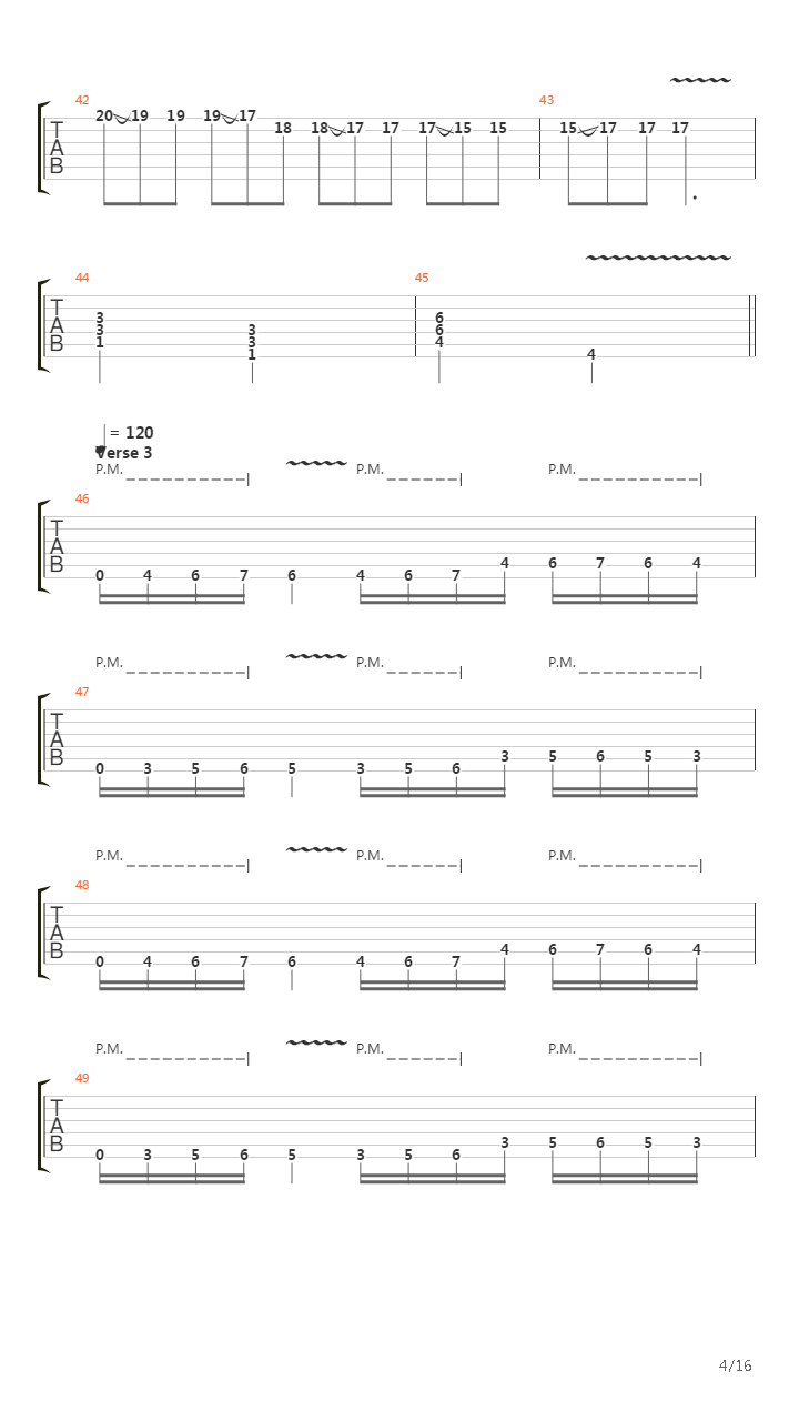 Empty Words吉他谱