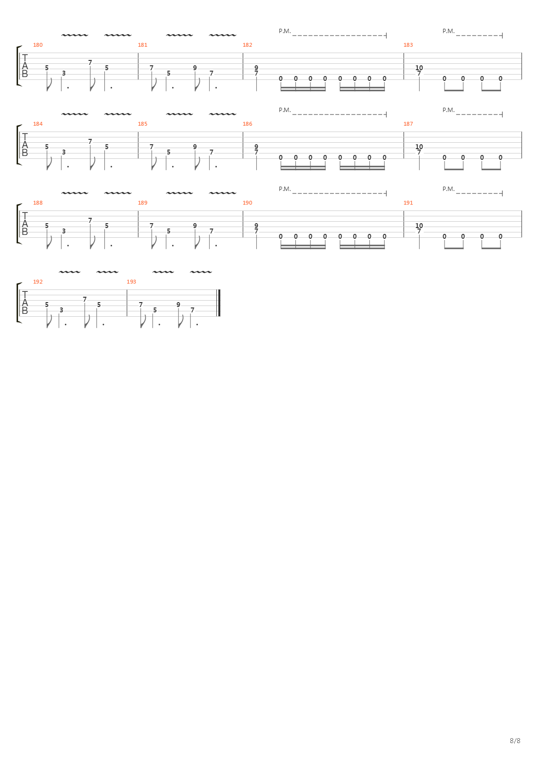 Empty Words吉他谱