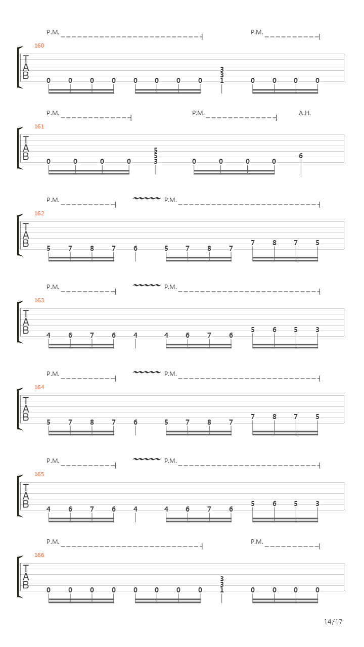 Empty Words吉他谱