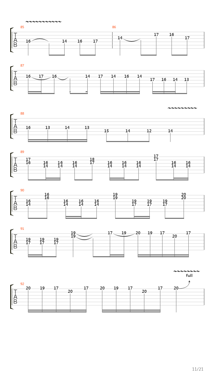 Flattening Of Emotions吉他谱